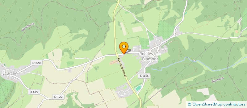 localisation de l'entreprise SCI MC2V  ROCHES-LES-BLAMONT