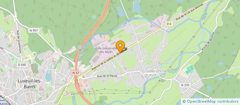 localisation de l'entreprise SCI MC2V  FROIDECONCHE