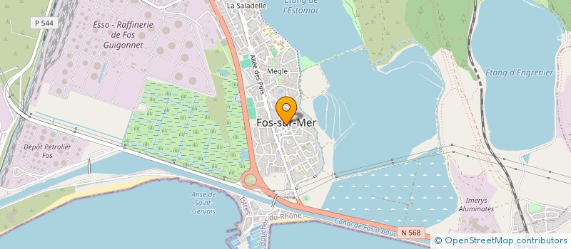 localisation de l'entreprise SCI MC3  FOS-SUR-MER