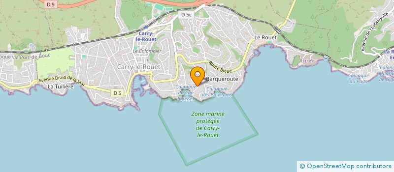 localisation de l'entreprise SCI MC4  CARRY-LE-ROUET