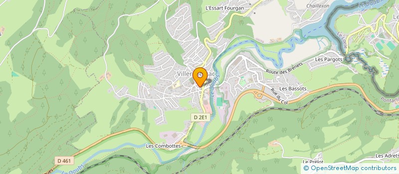 localisation de l'entreprise SCI MCA 2L  VILLERS-LE-LAC