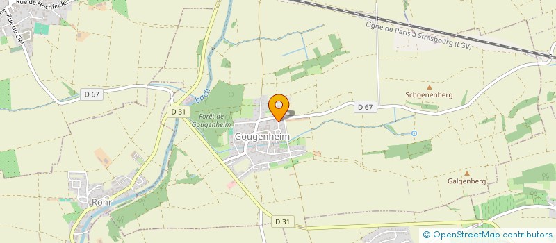 localisation de l'entreprise SCI MCA  GOUGENHEIM