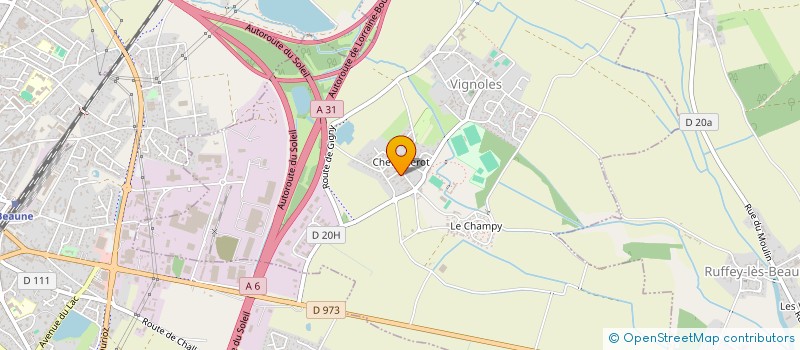 localisation de l'entreprise SCI MCA  VIGNOLES