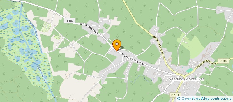 localisation de l'entreprise SCI MCA à VENDAYS-MONTALIVET
