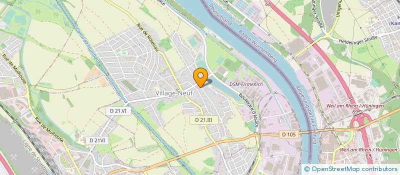 localisation de l'entreprise SCI MCA  VILLAGE-NEUF