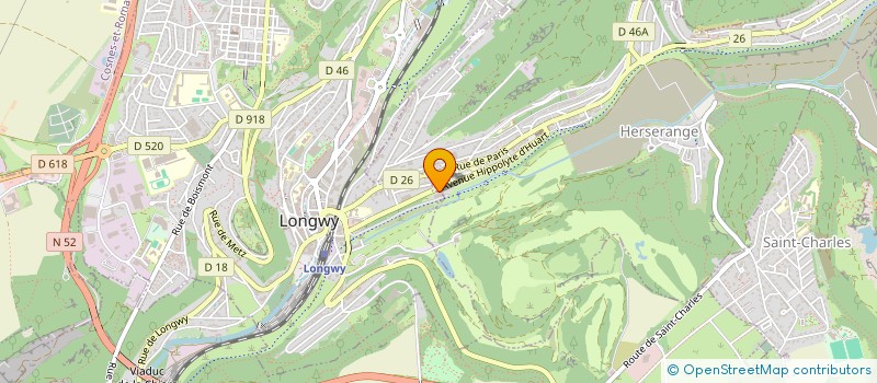 localisation de l'entreprise SCI MCA  LONGWY