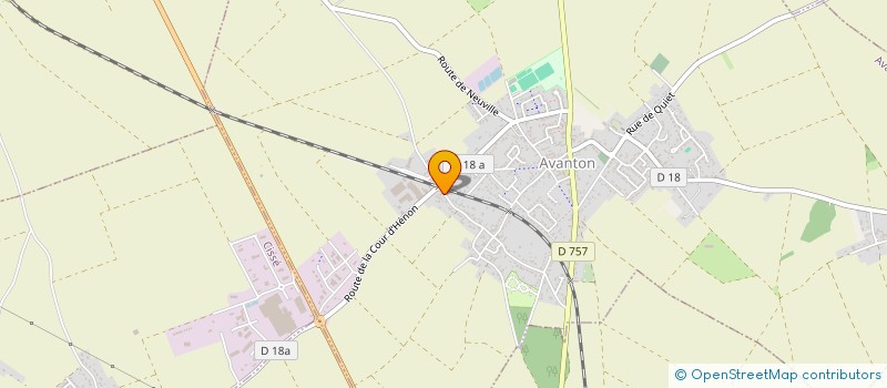 localisation de l'entreprise SCI MCA à AVANTON