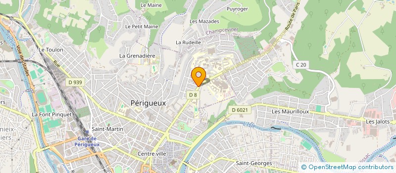 localisation de l'entreprise SCI MCA à PERIGUEUX