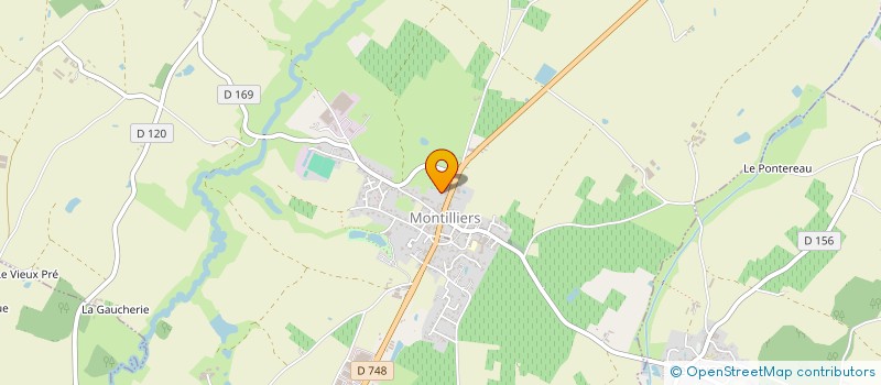 localisation de l'entreprise SCI MCA CHAUVIGNE BEAUMONT  MONTILLIERS