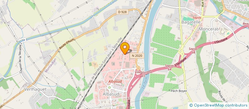 localisation de l'entreprise SCI MCAC IMMO  MONTAUBAN