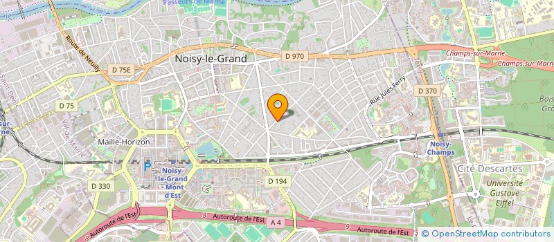 localisation de l'entreprise SCI MCAJ  NOISY-LE-GRAND