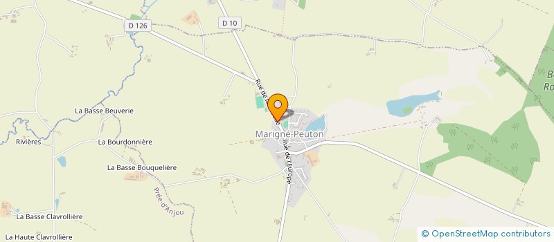 localisation de l'entreprise SCI MCANE  MARIGNE-PEUTON