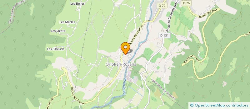 localisation de l'entreprise SCI MCATH2016  ORIOL-EN-ROYANS