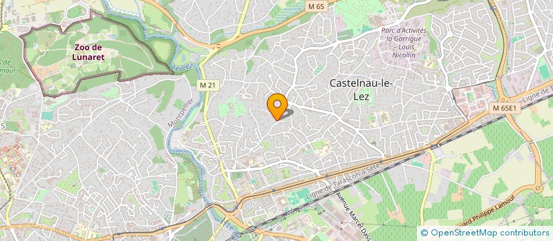 localisation de l'entreprise SCI MCB  CASTELNAU-LE-LEZ