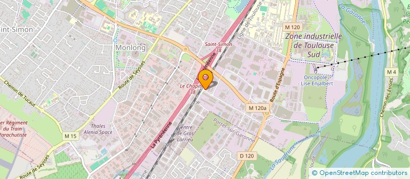 localisation de l'entreprise SCI MCB à TOULOUSE