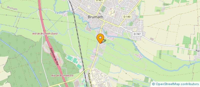 localisation de l'entreprise SCI MCB  BRUMATH