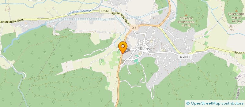 localisation de l'entreprise SCI MCB  RIANS