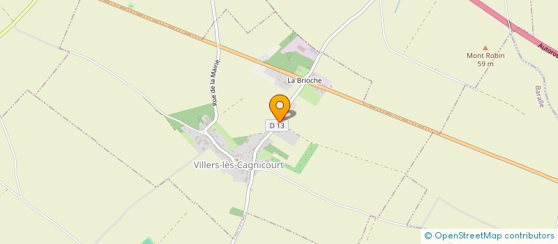 localisation de l'entreprise SCI MCB NADINE  VILLERS-LES-CAGNICOURT