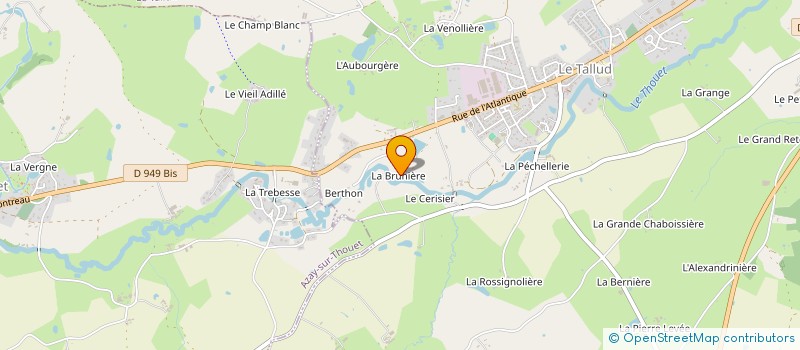 localisation de l'entreprise SCI MCBC  LE TALLUD