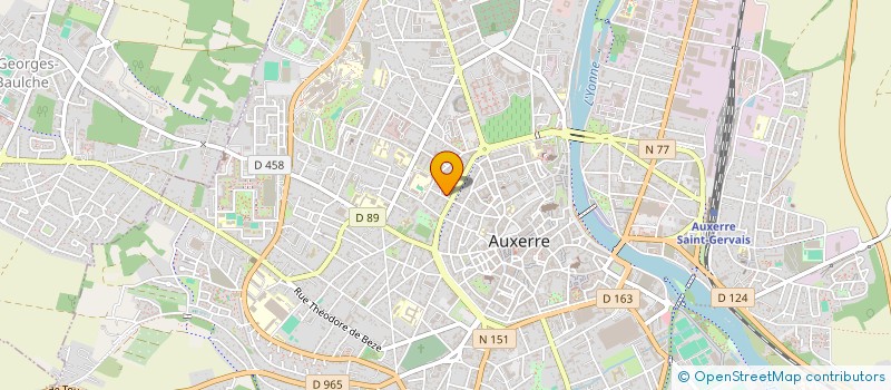 localisation de l'entreprise SCI MCBC à AUXERRE