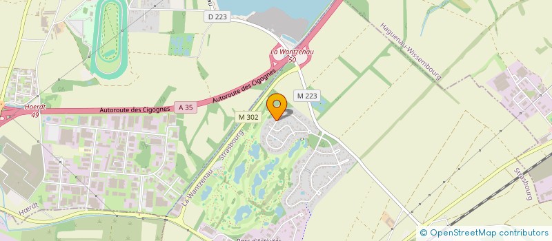 localisation de l'entreprise SCI MCC  LA WANTZENAU