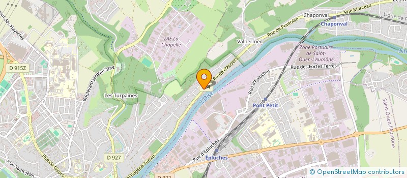 localisation de l'entreprise SCI MCC  PONTOISE