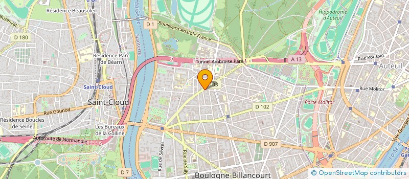 localisation de l'entreprise SCI MCC IMMO à BOULOGNE-BILLANCOURT
