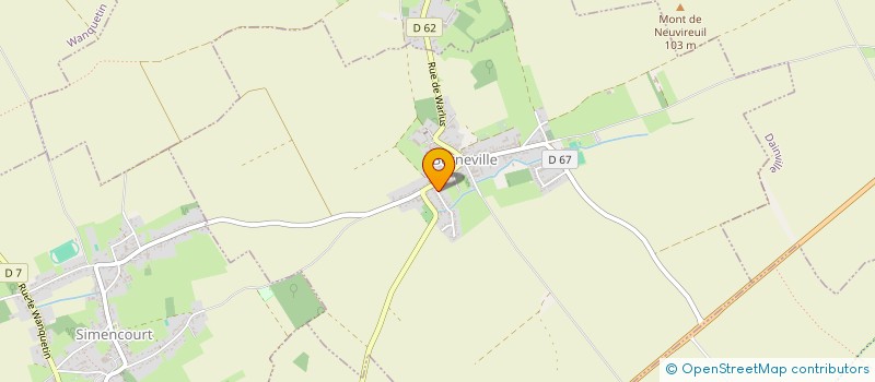 localisation de l'entreprise SCI MCCB  BERNEVILLE