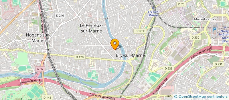 localisation de l'entreprise SCI MCCVI  LE PERREUX-SUR-MARNE