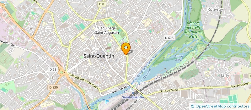 localisation de l'entreprise SCI MCD à SAINT-QUENTIN