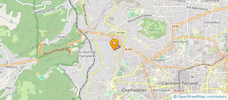 localisation de l'entreprise SCI MCD INVEST  CHAMALIERES