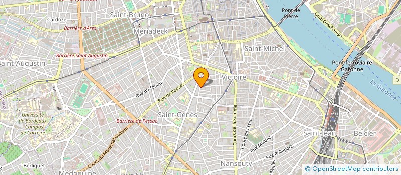 localisation de l'entreprise SCI MCD INVESTISSEMENT  BORDEAUX