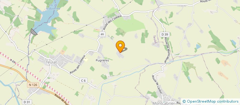 localisation de l'entreprise SCI MCDAUX  TEULAT