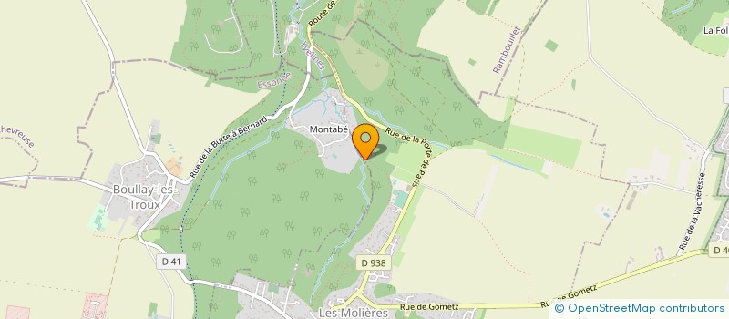 localisation de l'entreprise SCI MCE  LES MOLIERES