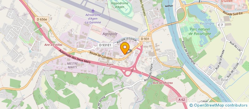 localisation de l'entreprise SCI MCE IMMO  LE PASSAGE