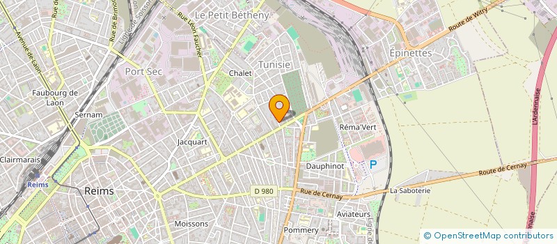 localisation de l'entreprise SCI MCE IMMO  REIMS