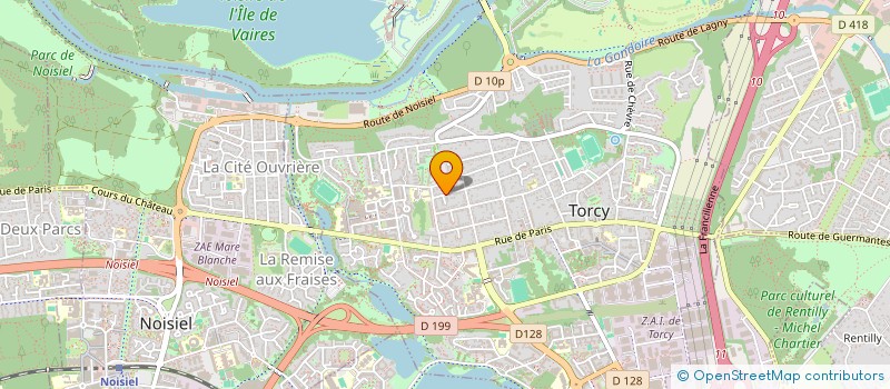 localisation de l'entreprise SCI MCE OUEST  TORCY