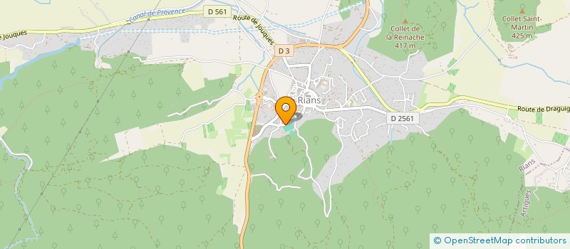 localisation de l'entreprise SCI MCEB  RIANS