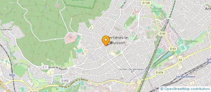 localisation de l'entreprise SCI MCEB à VERRIERES-LE-BUISSON