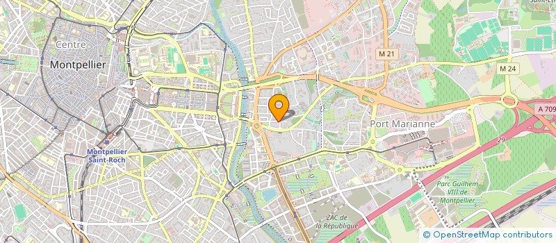 localisation de l'entreprise SCI MCF à MONTPELLIER