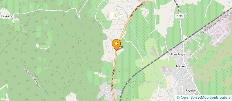 localisation de l'entreprise SCI MCF FABRE  LE LUC