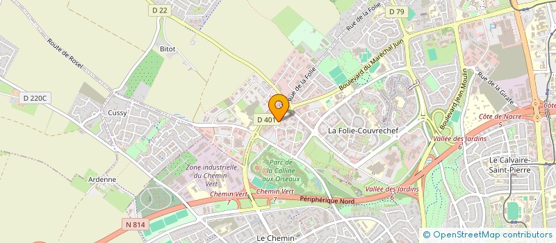 localisation de l'entreprise SCI MCF IMMOBILIER  CAEN