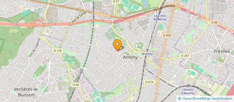 localisation de l'entreprise SCI MCFE à ANTONY