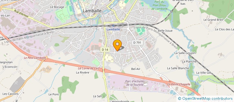 localisation de l'entreprise SCI MCG  LAMBALLE-ARMOR