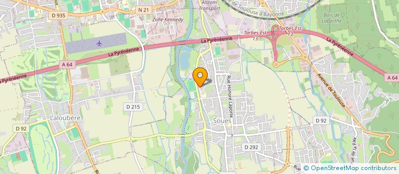 localisation de l'entreprise SCI MCG  SOUES