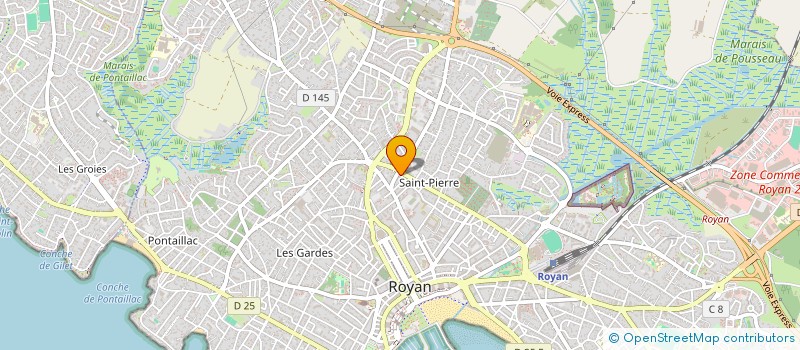 localisation de l'entreprise SCI MCG  ROYAN