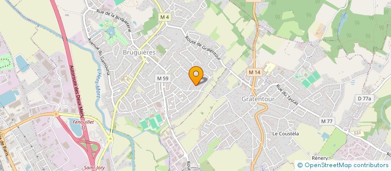 localisation de l'entreprise SCI MCG  BRUGUIERES