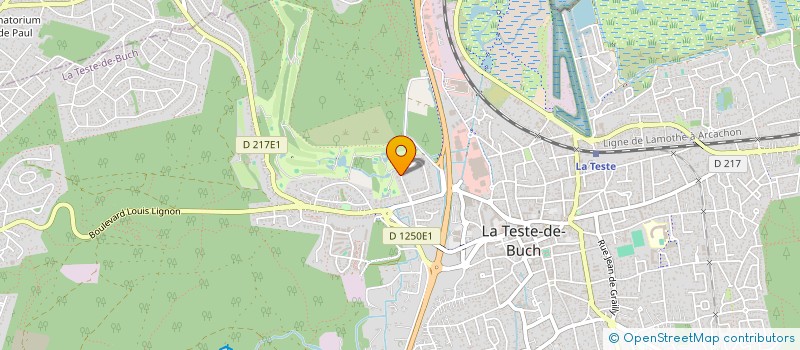 localisation de l'entreprise SCI MCGE à LA TESTE-DE-BUCH