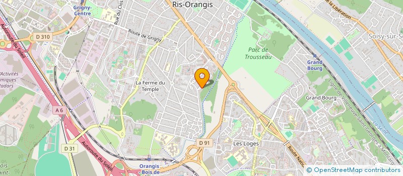 localisation de l'entreprise SCI MCH à RIS-ORANGIS