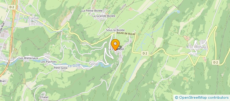 localisation de l'entreprise SCI MCH EURO  GIZIA